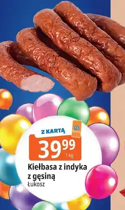 E.Leclerc Kiełbasa z indyka gęsiną Łukosz oferta