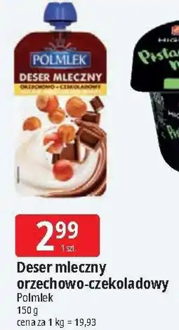 E.Leclerc Deser mleczny orzechowo-czekoladowy Polmlek oferta