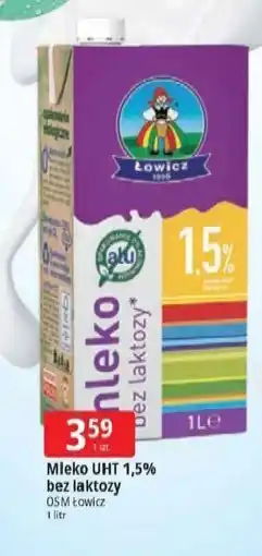 E.Leclerc Mleko bez laktozy 1.5% Łowicz 1906 Łowickie oferta