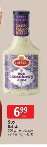 E.Leclerc Sos czosnkowy aioli Roleski oferta