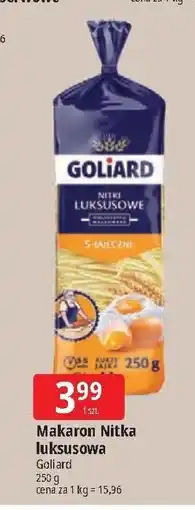 E.Leclerc Makaron nitka luksusowy Goliard oferta