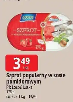 E.Leclerc Szprot w sosie pomidorowym Łosoś Ustka oferta