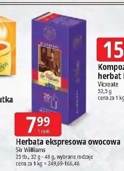 E.Leclerc Herbata bluberry Sir William's Tea oferta