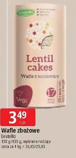 E.Leclerc Wafle z soczewicy Lestello oferta
