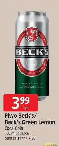 E.Leclerc Piwo Beck's Green Lemon oferta