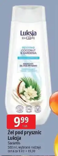 E.Leclerc Żel pod prysznic kokos i gardenia Luksja Silk Care oferta