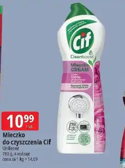 E.Leclerc Mleczko do czyszczenia z mikrokryształkami pink flowers Cif Cream oferta