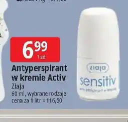 E.Leclerc Dezodorant Ziaja Sensitiv oferta