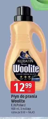 E.Leclerc Płyn do prania dark Woolite Keratin oferta