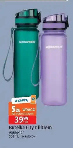 E.Leclerc Butelka filtrująca city 500 ml zielona Aquaphor oferta