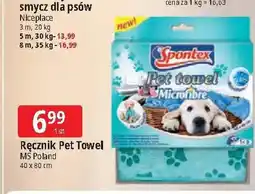 E.Leclerc Ręcznik z mikrofibry dla zwierząt Spontex oferta