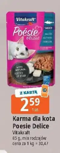 E.Leclerc Dorsz w sosie Vitakraft Poesie Deli Sauce oferta