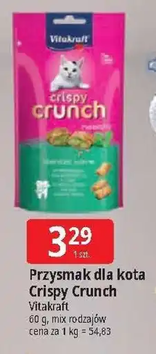 E.Leclerc Przysmak dla kota dental care Vitakraft Crispy Crunch oferta