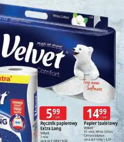 E.Leclerc Papier toaletowy rumianek i aloes Velvet oferta