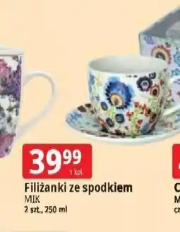 E.Leclerc Filiżanka ze spodkiem 250 ml Mik oferta