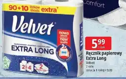 E.Leclerc Ręcznik papierowy Velvet Extra Long oferta