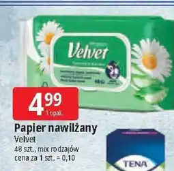 E.Leclerc Papier toaletowy nawilżany rumianek & aloe vera Velvet oferta