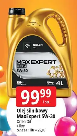 E.Leclerc Olej silnikowy max expert 5w-30 a3 Orlen Oil oferta