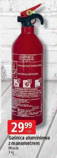 E.Leclerc Gaśnica aluminiowa z manometrem Phenix oferta