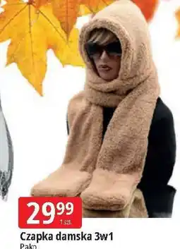 E.Leclerc Czapka damska 3w1 Pako oferta
