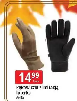 E.Leclerc Rękawiczki z imitacją futerka Areto oferta