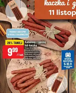 Polomarket Kabanosy z gęsiną lub kaczką oferta