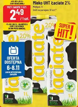Polomarket Mleko UHT Łaciate 2% oferta
