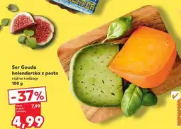 Kaufland Ser gouda holenderska z zielonym pesto oferta