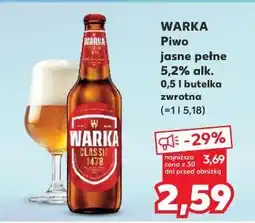 Kaufland Piwo Warka oferta