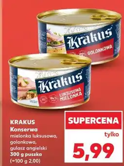 Kaufland Golonkowa Krakus Animex oferta