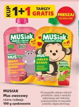 Kaufland Mus jabłko banan Musiak oferta