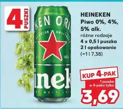 Kaufland Piwo Heineken 0.0% oferta