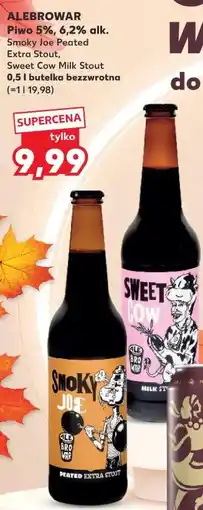 Kaufland Piwo smoky joe peated Alebrowar oferta