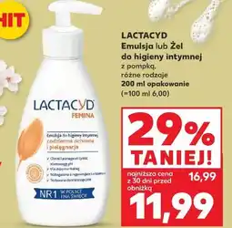 Kaufland Emulsja do higieny intymnej z pompką Lactacyd Femina oferta