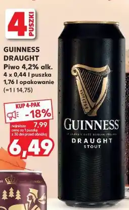 Kaufland Piwo Guinness Draught oferta