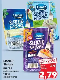 Kaufland Śledzik na raz z batatami Lisner Na Raz oferta