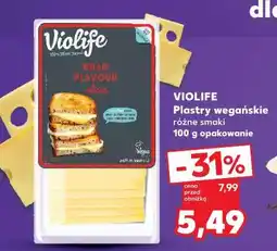 Kaufland Ser edam w plastrach Violife oferta