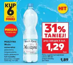 Kaufland Woda niegazowana Muszyna Skarb Życia oferta