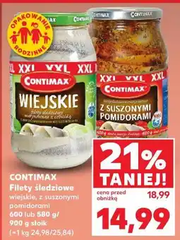 Kaufland Filety śledziowe z suszonymi pomidorami Contimax oferta