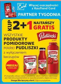 Kaufland Baza pomidorowa tomato frito Pudliszki oferta
