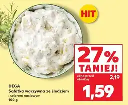 Kaufland Sałatka warzywna ze śledziem i selerem Dega oferta