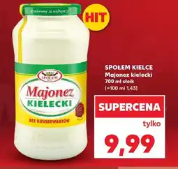 Kaufland Majonez kielecki Społem Kielce oferta