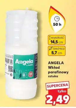 Kaufland Wkład parafinowy angela 160 g 50 h Bolsius oferta