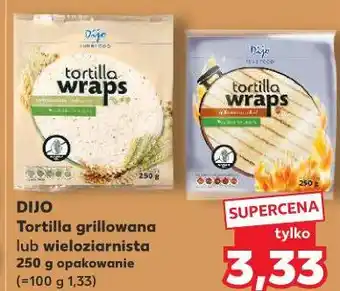 Kaufland Tortilla grillowana Dijo oferta