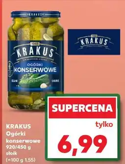 Kaufland Ogórki konserwowe Krakus Maspex oferta