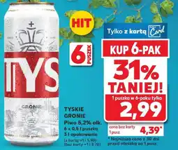 Kaufland Piwo Tyskie Gronie oferta