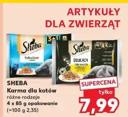 Kaufland Karma dla kota smaki rybne Sheba Selection In Sauce oferta
