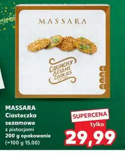 Kaufland Ciasteczka sezamowe z pistacjami Massara oferta