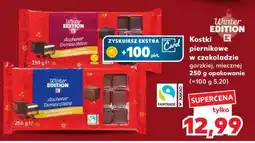 Kaufland Kostki piernikowe w czekoladzie mlecznej Winter Edition oferta
