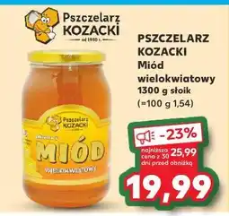 Kaufland Miód wielokwiatowy Pszczelarz Kozacki oferta